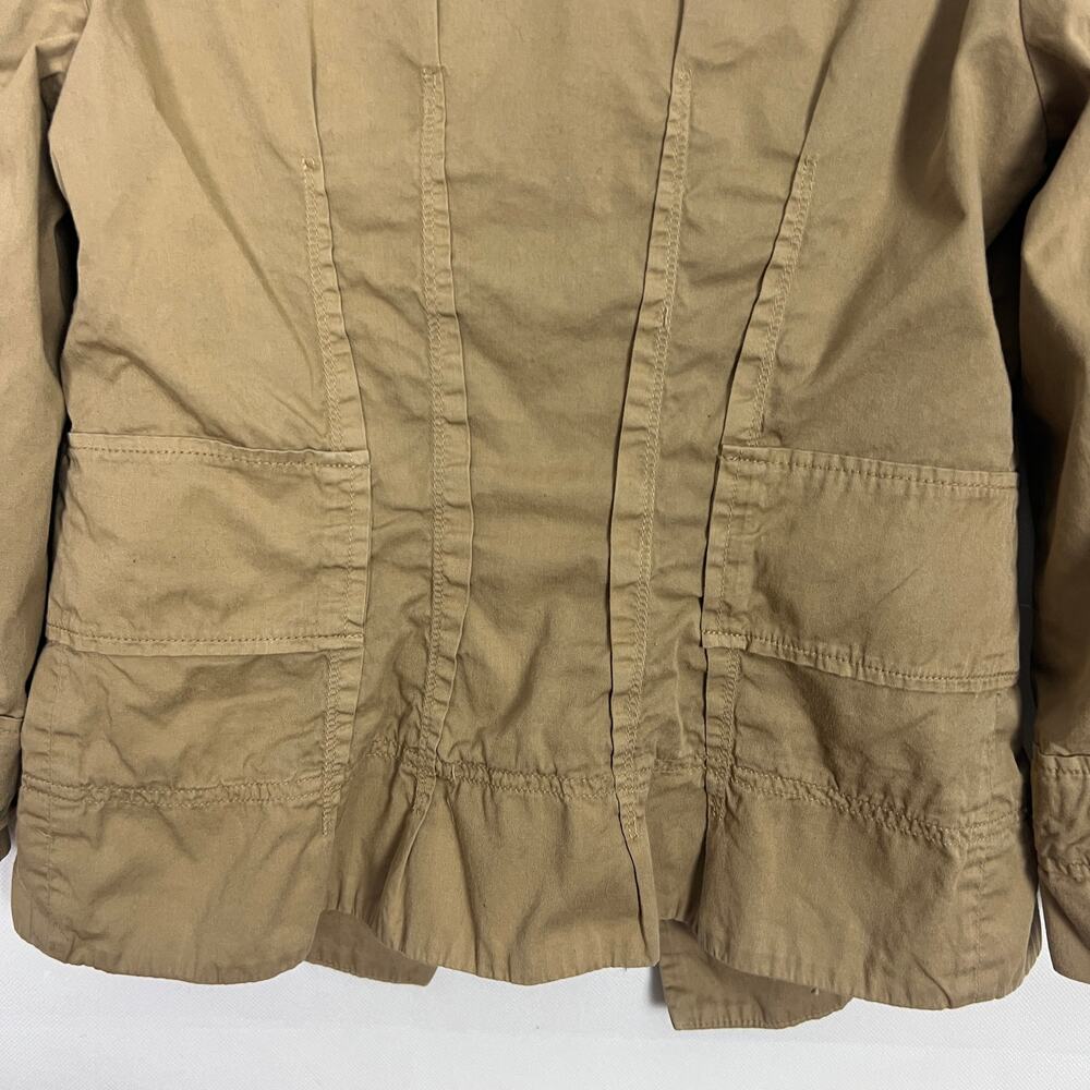 Zara Basic Button Down Women's Jacket Size Medium - image 8